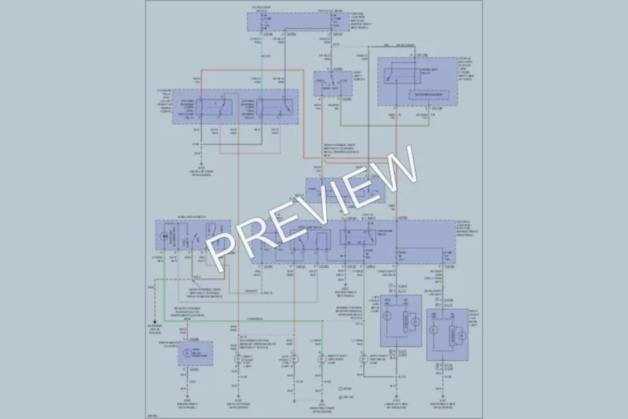 2006 Lincoln Navigator Headlights wiring diagram preview