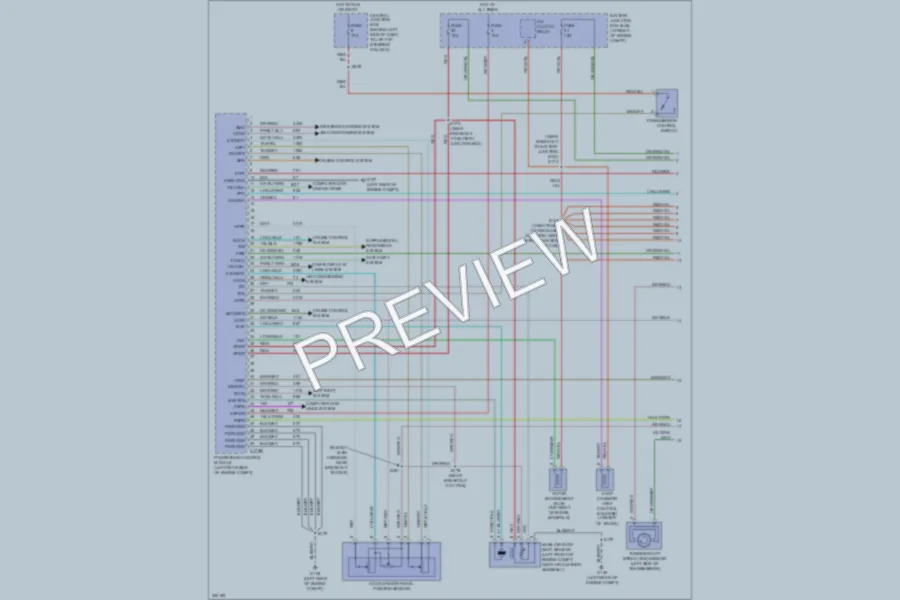 2006 Lincoln TownCar Engine Performance wiring diagram preview