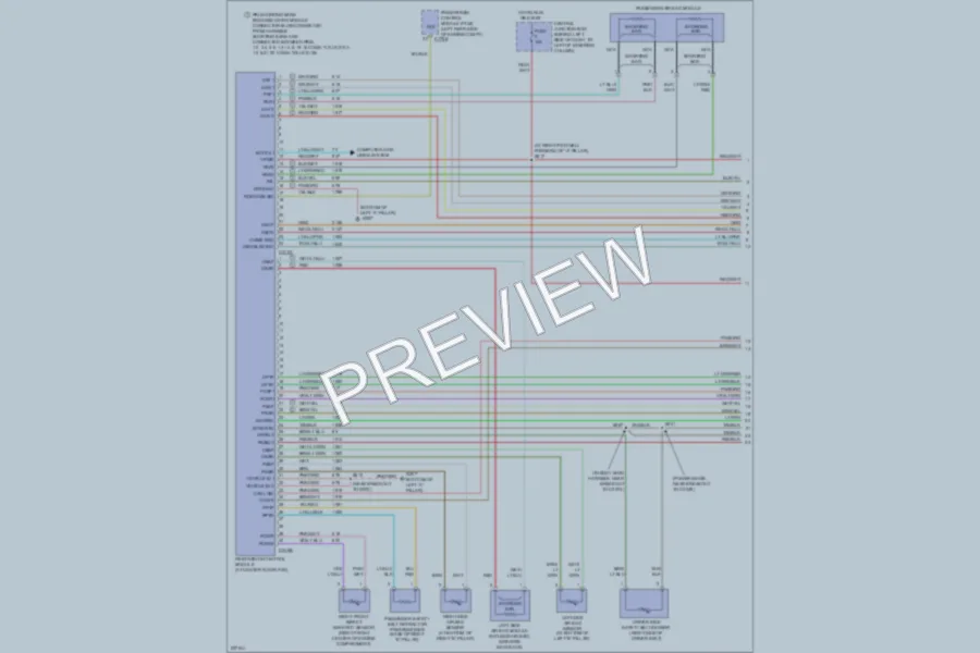 2006 Lincoln TownCar Supplemental Restraints wiring diagram preview