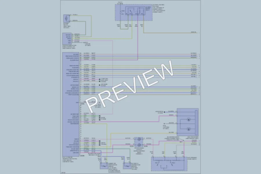 2006 Lincoln Zephyr Air Conditioning wiring diagram preview