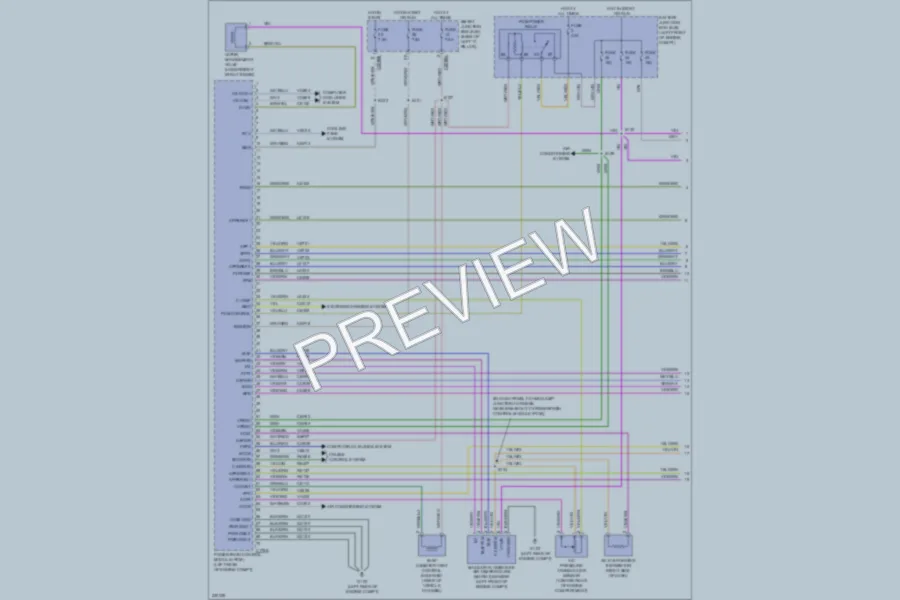 2006 Lincoln Zephyr Engine Performance wiring diagram preview