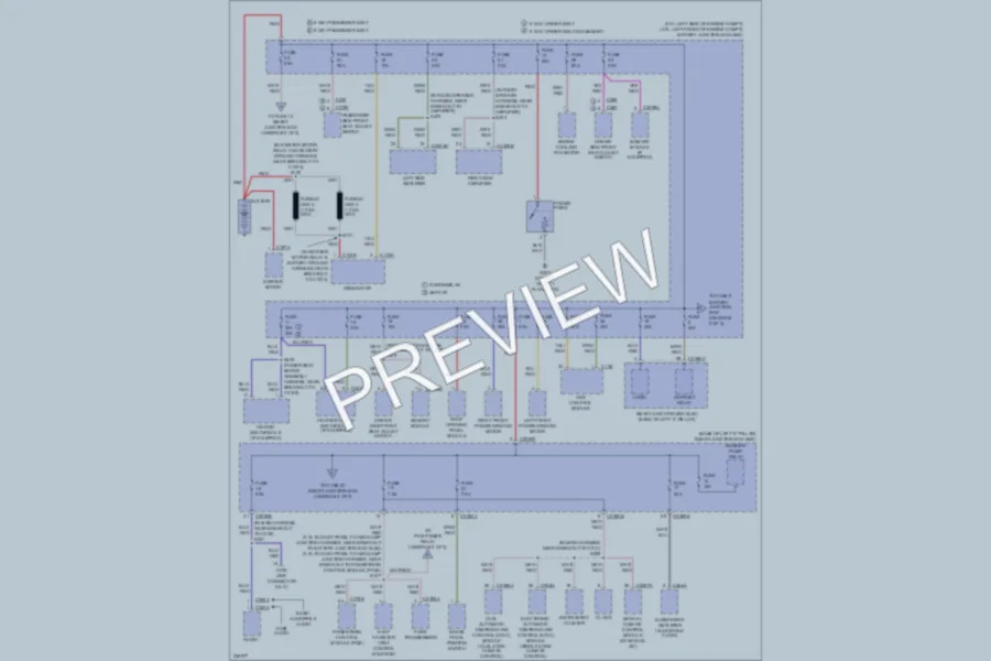 2006 Lincoln Zephyr Power Distribution wiring diagram preview