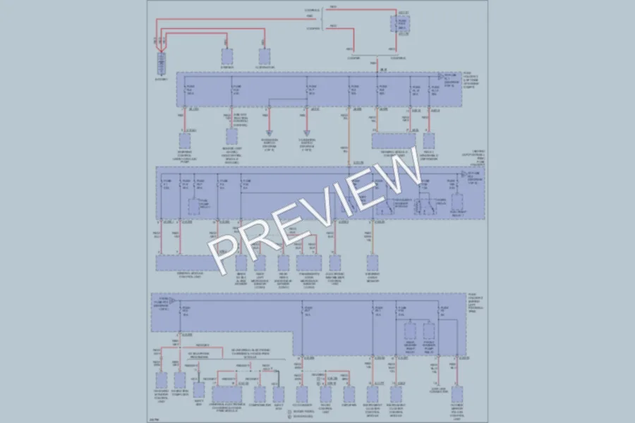 2006 MINI Cooper Power Distribution wiring diagram preview