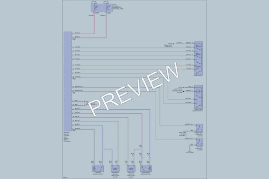 2006 MINI Cooper Power Windows wiring diagram preview