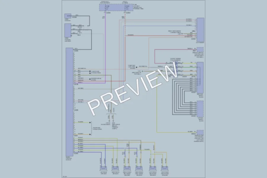 2006 MINI Cooper Radio wiring diagram preview