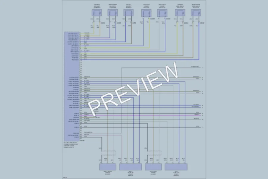 2006 MINI Cooper Supplemental Restraints wiring diagram preview
