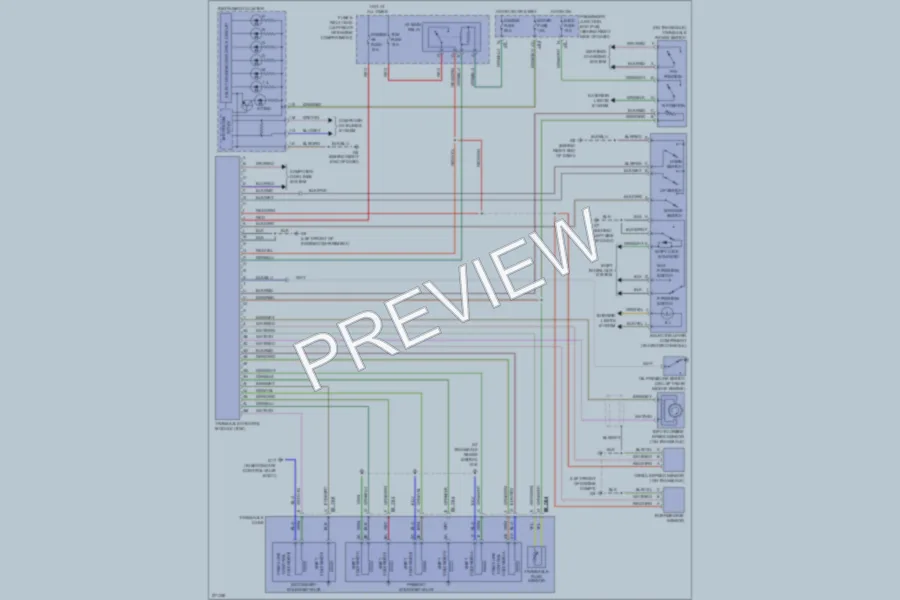 2006 Mazda 3 Transmission wiring diagram preview