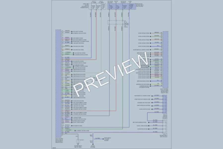 2006 Mazda 5 Body Control Modules wiring diagram preview