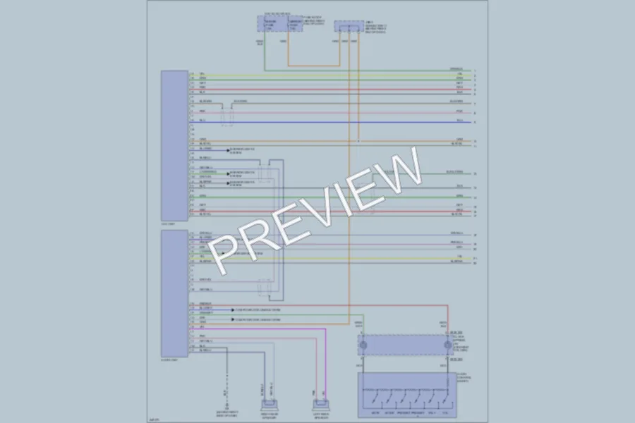 2006 Mazda 5 Navigation wiring diagram preview