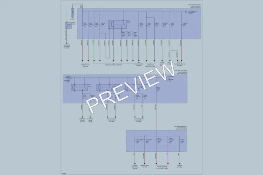 2006 Mazda 5 Power Distribution wiring diagram preview