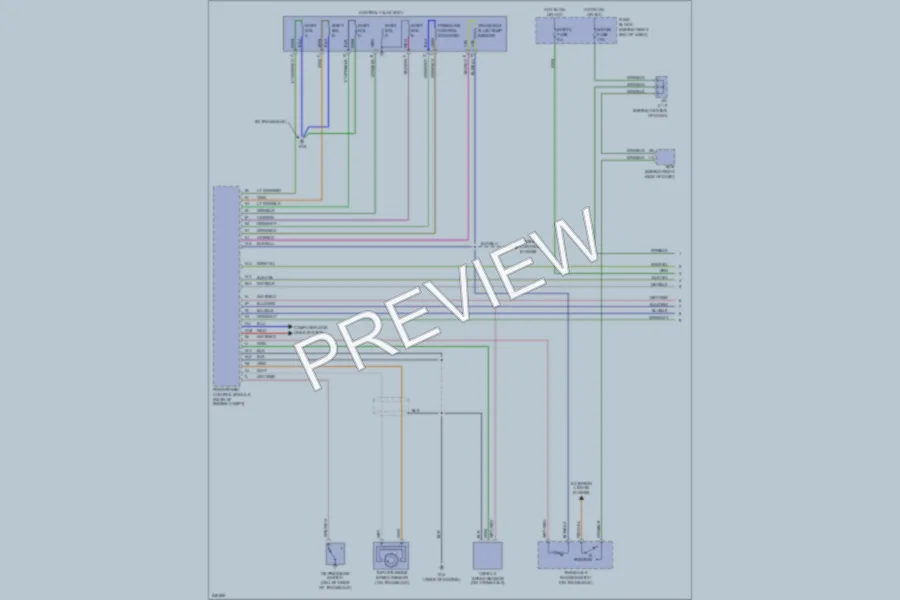 2006 Mazda 5 Transmission wiring diagram preview