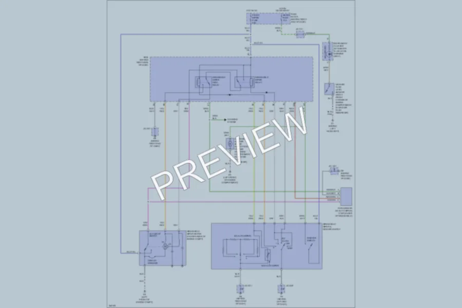2006 Mazda 5 Wiper Washer wiring diagram preview