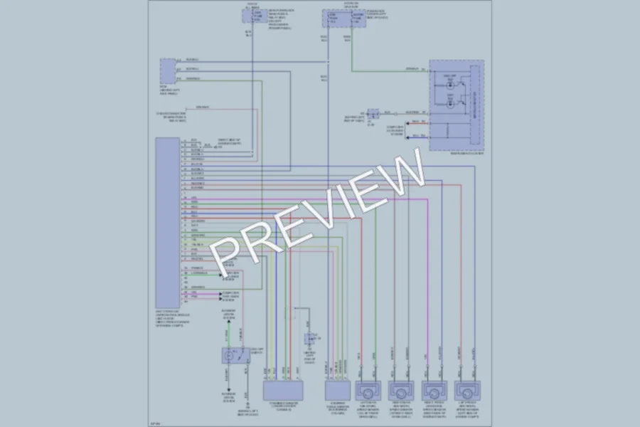 2006 Mazda 6 Anti Lock Brakes wiring diagram preview
