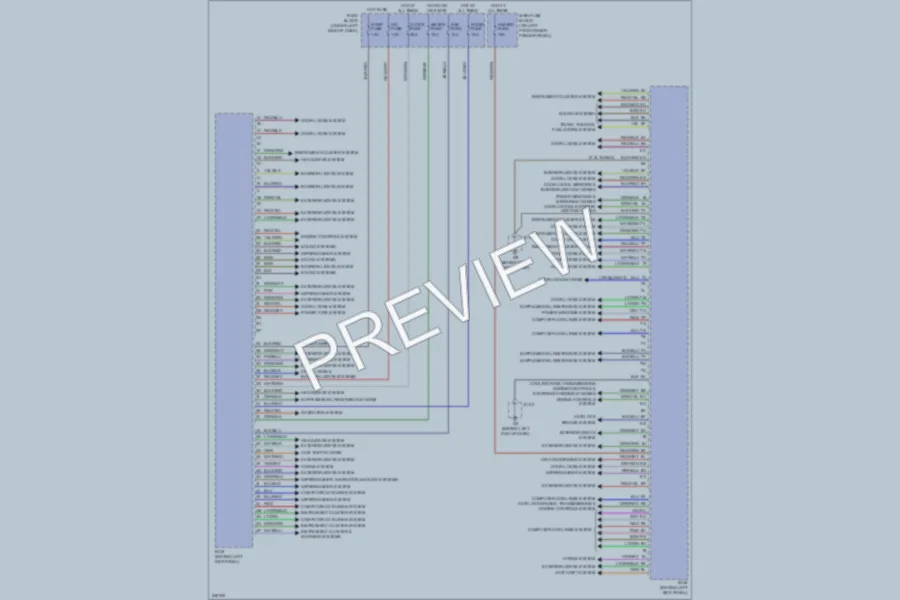 2006 Mazda 6 Body Control Modules wiring diagram preview