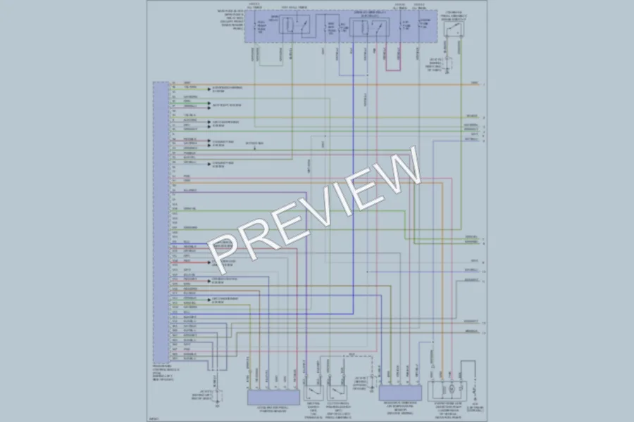 2006 Mazda 6 Engine Performance wiring diagram preview