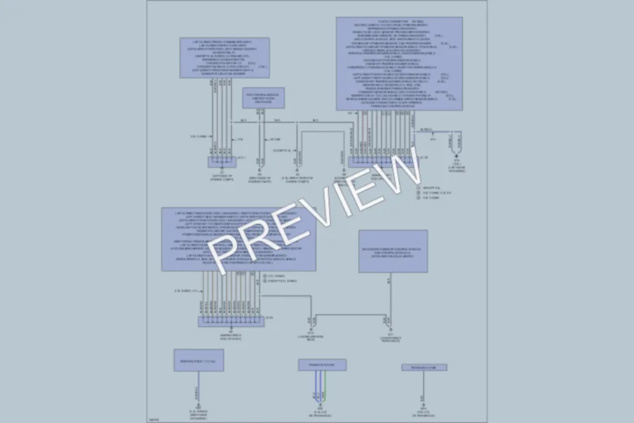 2006 Mazda 6 Ground Distribution wiring diagram preview
