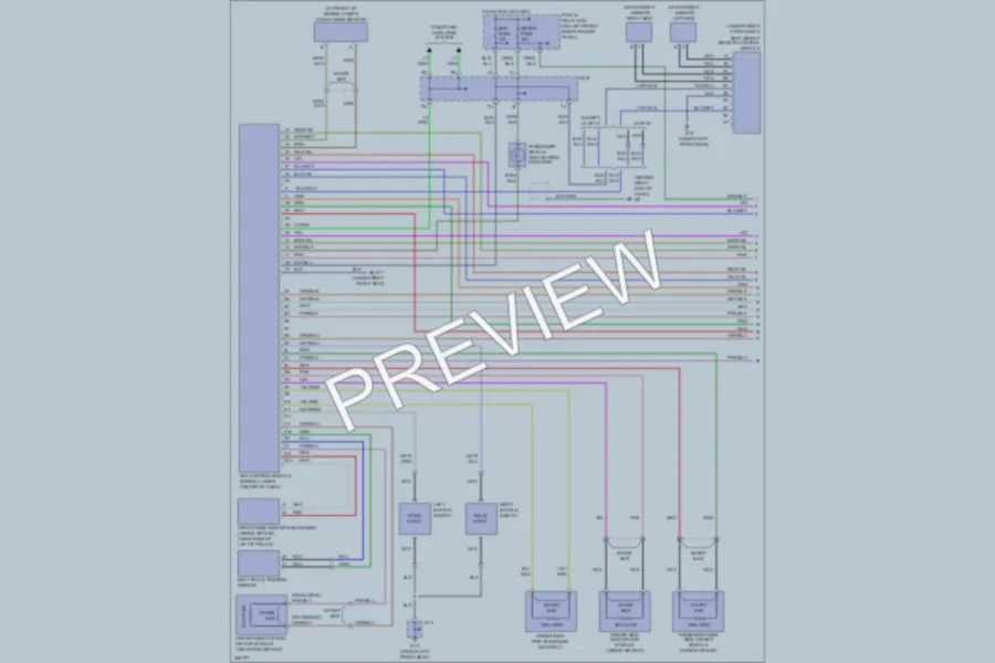 2006 Mazda 6 Supplemental Restraints wiring diagram preview