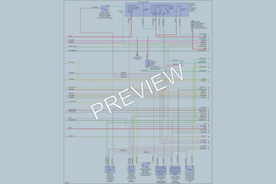 2006 Mazda B2300 Engine Performance wiring diagram preview