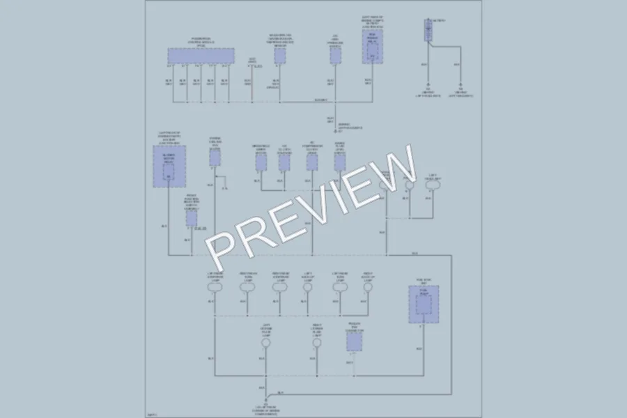 2006 Mazda B2300 Ground Distribution wiring diagram preview