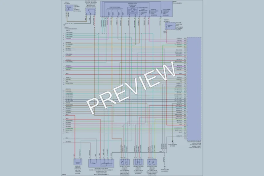 2006 Mazda B4000 Engine Performance wiring diagram preview