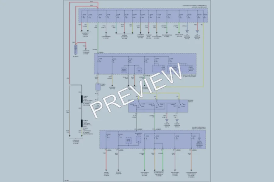 2006 Mazda B4000 Power Distribution wiring diagram preview