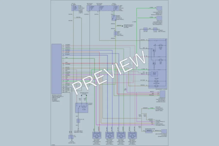 2006 Mazda MPV Anti Lock Brakes wiring diagram preview