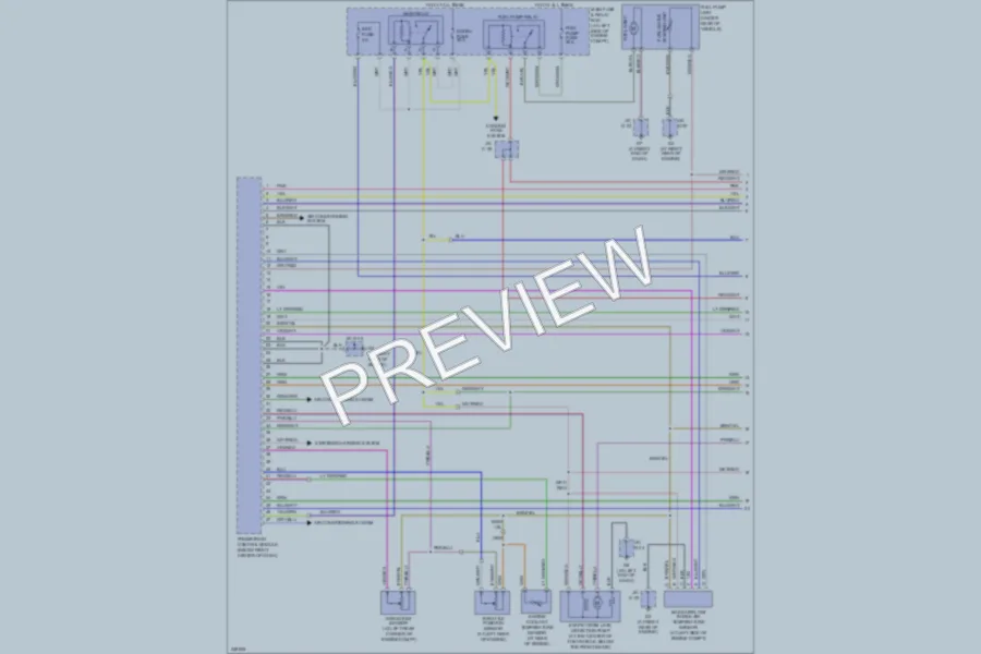 2006 Mazda MPV Engine Performance wiring diagram preview