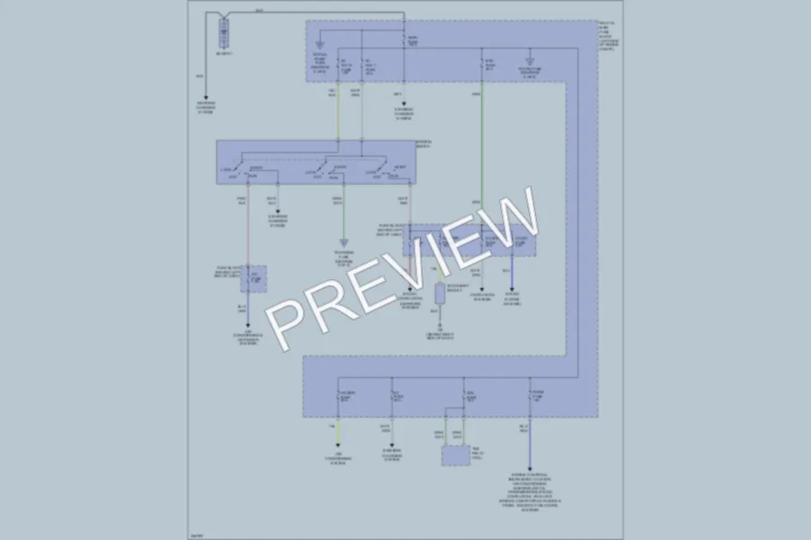 2006 Mazda MX5Miata Power Distribution wiring diagram preview