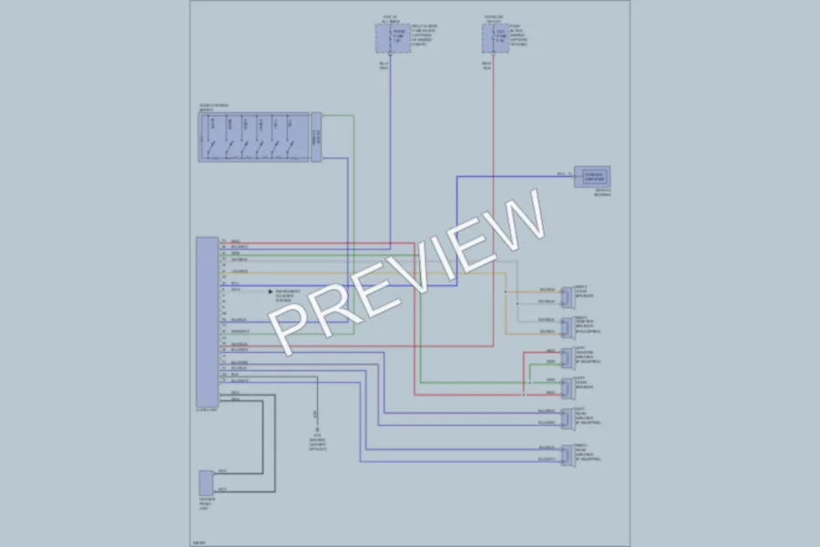 2006 Mazda MX5Miata Radio wiring diagram preview