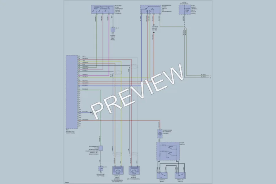 2006 Mazda MX5Miata Transmission wiring diagram preview