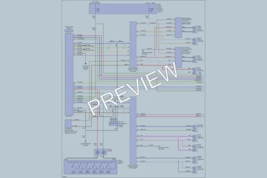 2006 Mazda RX8 Radio wiring diagram preview