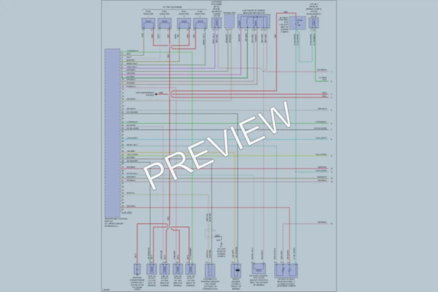 2006 Mazda Tribute Engine Performance wiring diagram preview