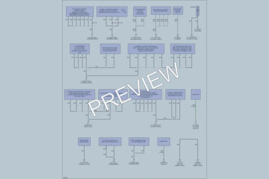 2006 Mazda Tribute Ground Distribution wiring diagram preview