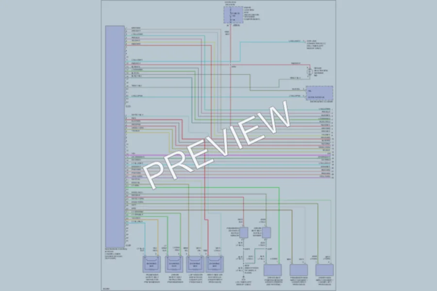 2006 Mazda Tribute Supplemental Restraints wiring diagram preview