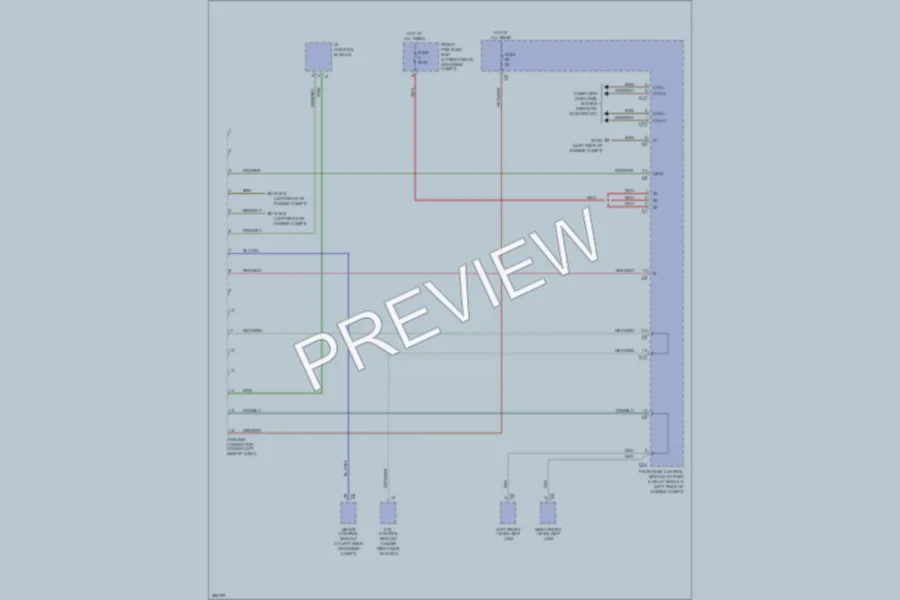 2006 MercedesBenz C230 Computer Data Lines wiring diagram preview