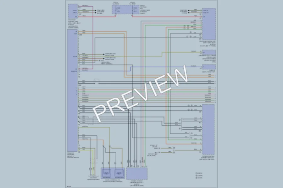 2006 MercedesBenz C230 Radio wiring diagram preview