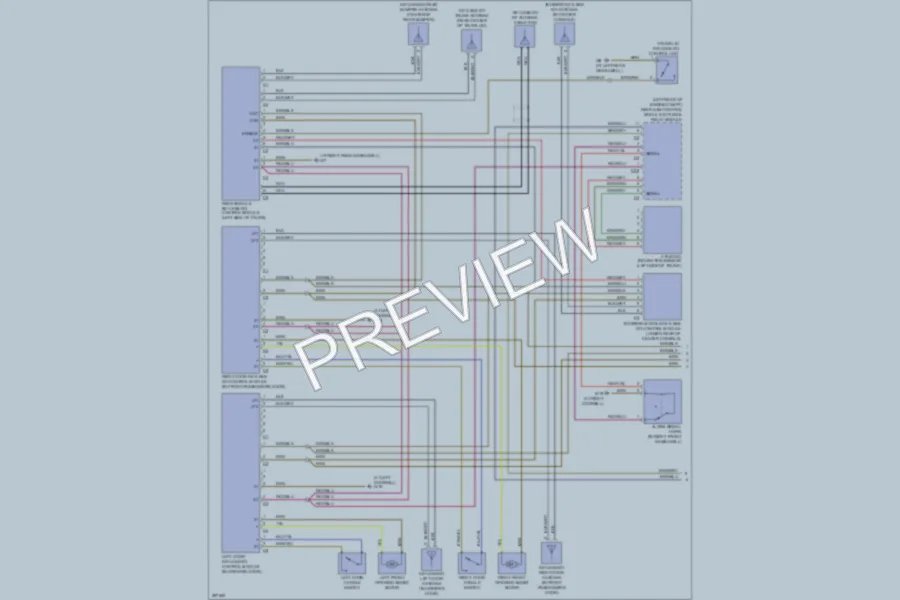 2006 MercedesBenz CLK350 Anti Theft wiring diagram preview
