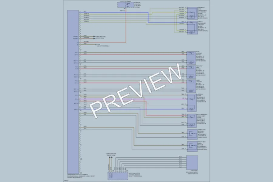 2006 MercedesBenz CLK350 Memory Systems wiring diagram preview