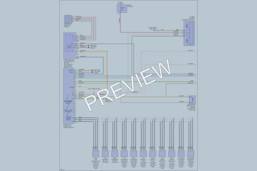 2006 MercedesBenz CLS500 Air Conditioning wiring diagram preview