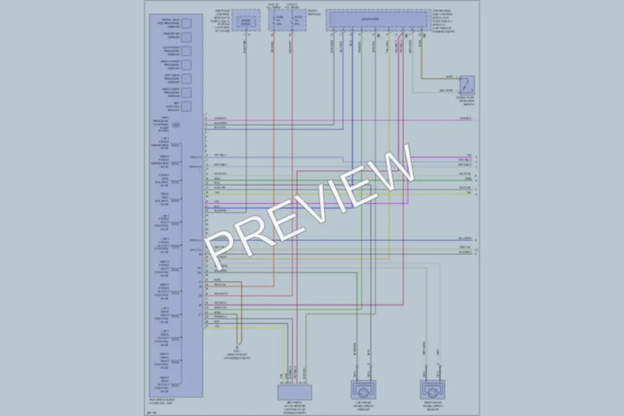 2006 MercedesBenz CLS500 Anti Lock Brakes wiring diagram preview