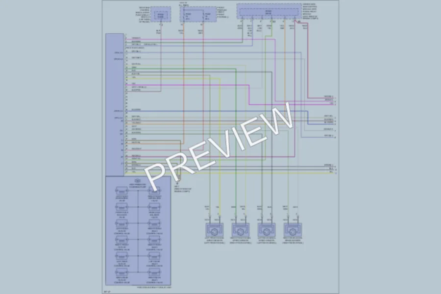 2006 MercedesBenz E320CDI Anti Lock Brakes wiring diagram preview