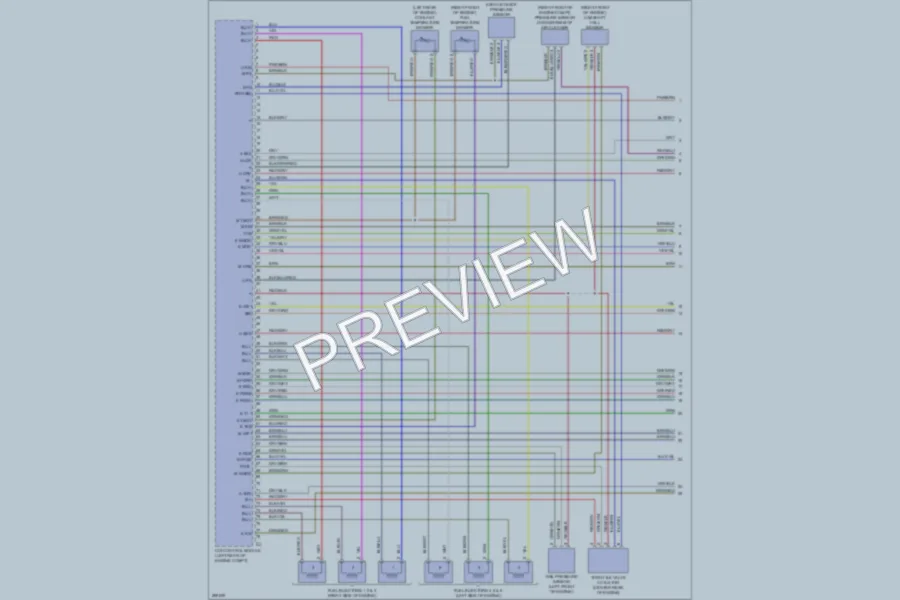 2006 MercedesBenz E320CDI Engine Performance wiring diagram preview