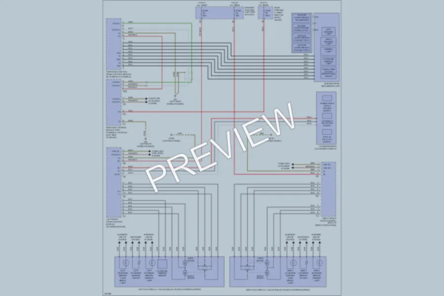 2006 MercedesBenz E350 Power Mirrors wiring diagram preview