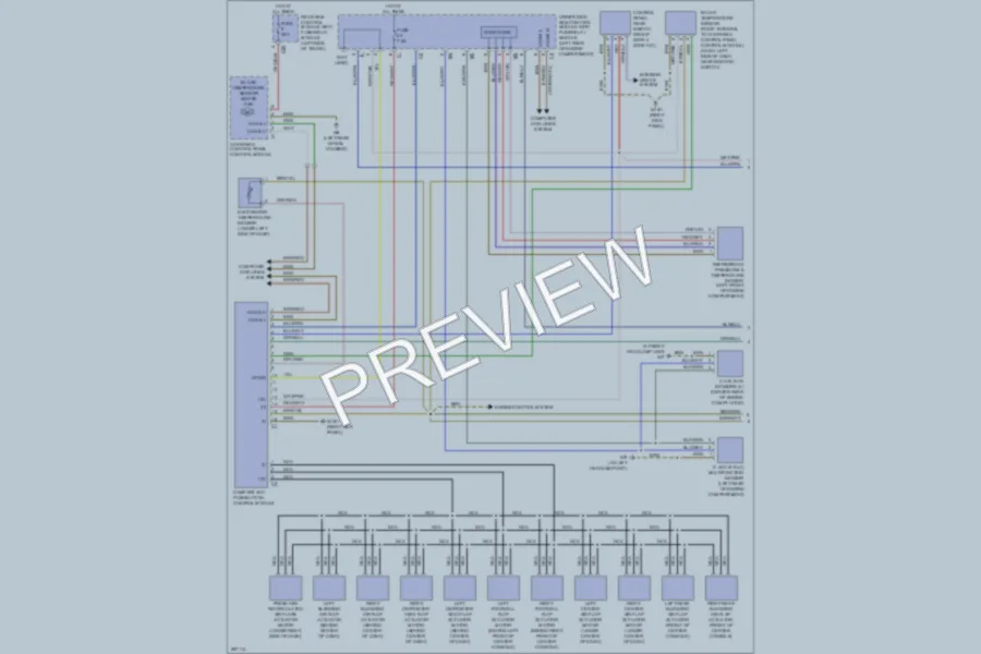 2006 MercedesBenz E500 Air Conditioning wiring diagram preview