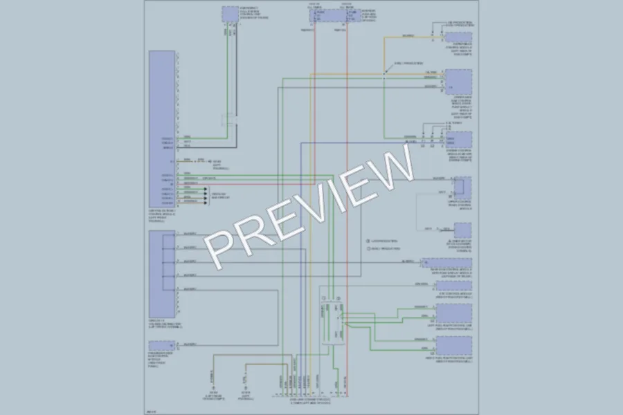 2006 MercedesBenz E500 Computer Data Lines wiring diagram preview