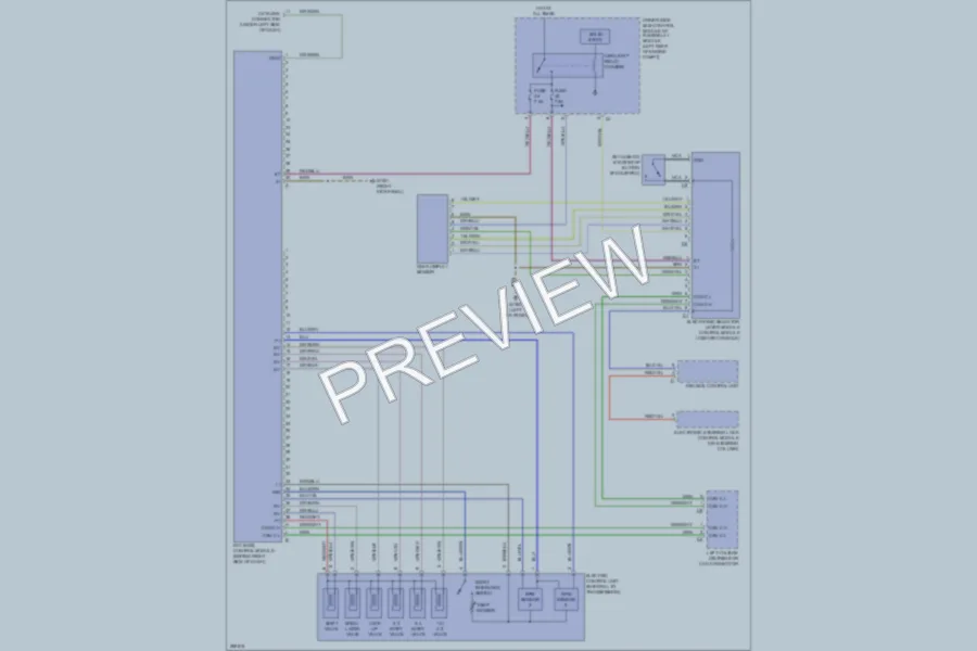 2006 MercedesBenz E500 Transmission wiring diagram preview