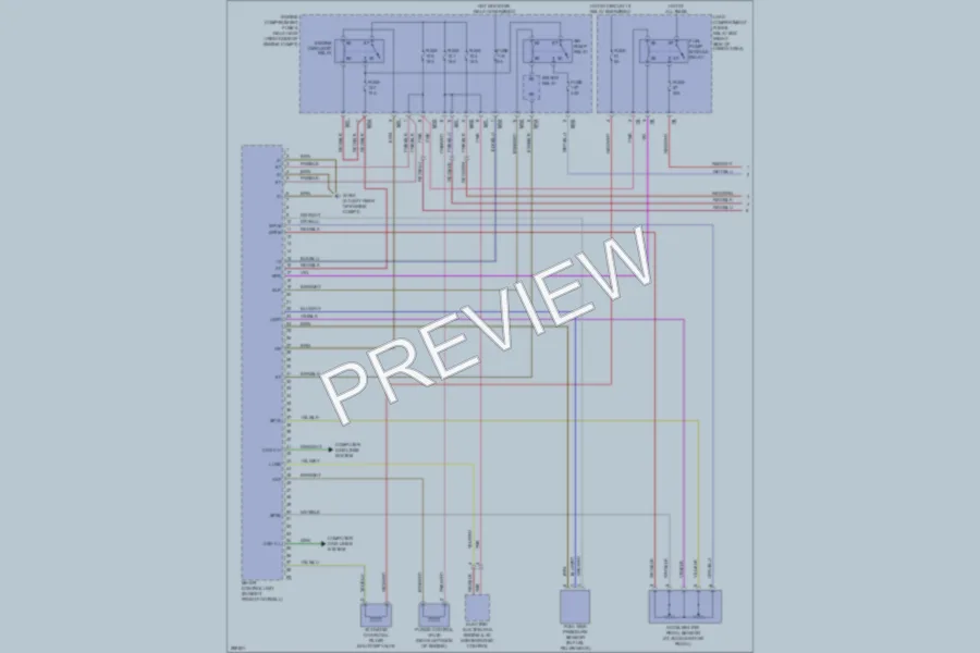 2006 MercedesBenz ML350 Engine Performance wiring diagram preview