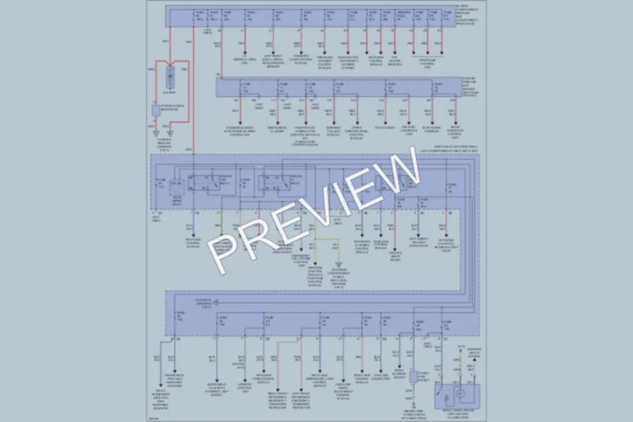 2006 MercedesBenz ML350 Power Distribution wiring diagram preview