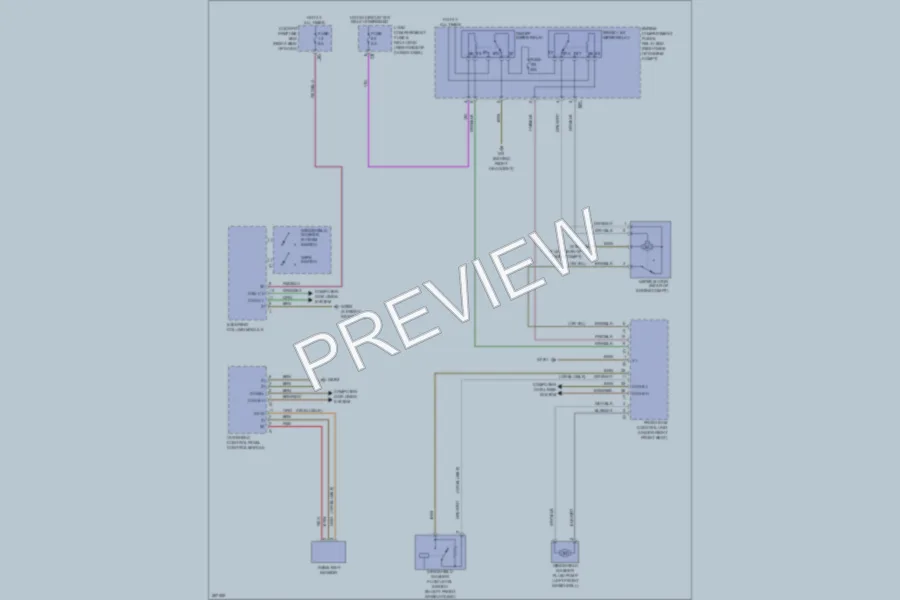 2006 MercedesBenz ML350 Wiper Washer wiring diagram preview