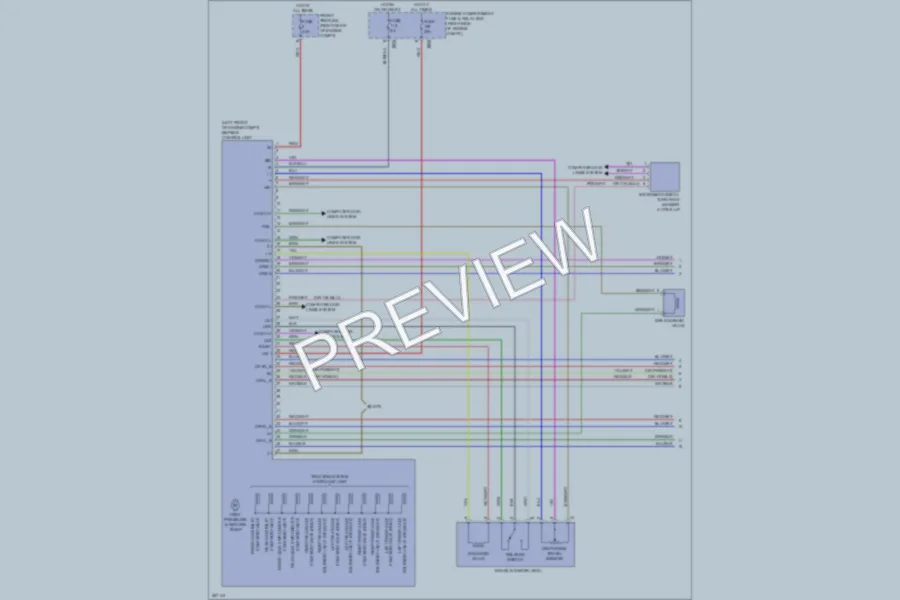2006 MercedesBenz ML500 Anti Lock Brakes wiring diagram preview